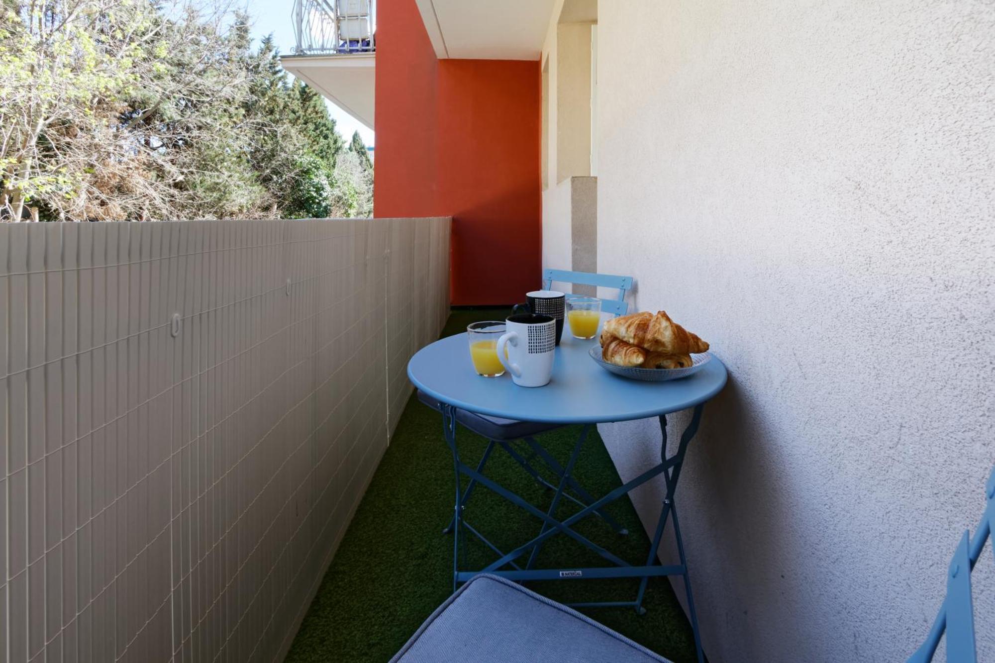 016- T2 Tropisme, Appart 1 Chambre,Clim,Wifi,Parking Montpellier Exterior photo